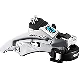 Shimano Tourney FD-TX800-TS3 Umwerfer 7/8-fach Top Swing schwarz/silber...