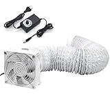 Lüfter 12V, Abluftventilator ⌀100mm Gleichstrommotor Lüfter...