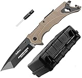 Klappmesser Extra Scharf 9Cr14MoV Edelstahl Survival Messer geführt Werden...