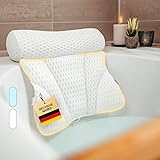 Vybelle® Badewannenkissen atmungsaktiver 4D Air Mesh [perfekte...