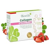 Biostile Collagen Strawberry – 30 Beutel mit 5 Quellen von hydrolysiertem...