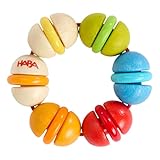 HABA Greifling Kullerbunt – buntes Holz-Spielzeug für Babys ab 6...