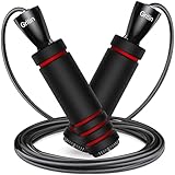 Gritin Springseil, 3 Meter Verstellbare Speed Rope mit Rutschfest &...