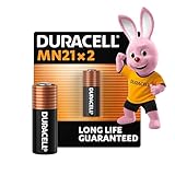 DURACELL MN21 Batterien (2 Stück) 12 V (A23 / 23A / V23GA / LRV08 /...