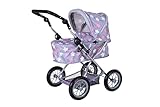 Knorrtoys 63344 - Puppenwagen Mini Lili - Star Grey pink