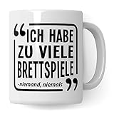 Brettspiel Tasse - Tabletop Geschenk lustiger Spruch - Kaffeetasse RPG...