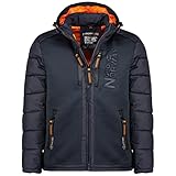Geographical Norway Beachwood Men - Winterjacke Hooded Herren Parka - Warme...