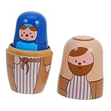 Vaguelly 1 Satz Matroschka- Puppenhandwerk Russische Nistpuppen...