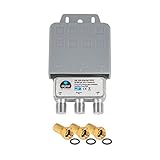 1x DiseqC Schalter Switch 2/1 mit Wetterschutzgehäuse HB-DIGITAL 2X SAT...