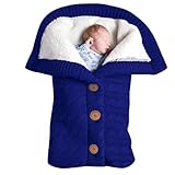 Winterfußsack Kinderwagen Baby, Weich Warmes Plüsch Draussen Schlafsack,...