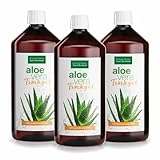 Sanct Bernhard Aloe-Vera-Trinkgel | 3 x 1000 ml | Aus dem unverdünnten...