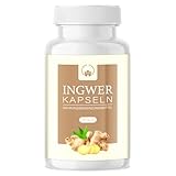 Saint Nutrition® Ingwer Kapseln – Hochdosiert mit 1000mg Ingwerextrakt...