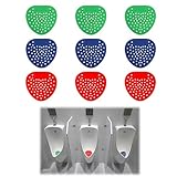 9 Stück Urinalsieb mit Duft, Pissoirsieb, Urinal-Sieb aus Kunststoff, Urin...