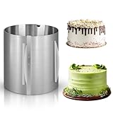 Tortenring Verstellbar, Tortenring Hoch 20 cm,Edelstahl Tortenring...