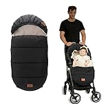 LAT Universelle Fußsack für Kinderwagen, Baby Winterfußsack Kinderwagen...