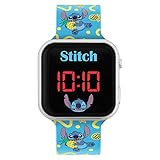 Disney Unisex-Kinder Digital Quarz Uhr mit Kunststoff Armband LAS4038