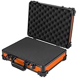 HMF 15502-18 Transportkoffer mit Rasterschaumstoff, Universalkoffer | 39 x...