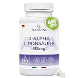Bandini® Alpha-Liponsäure (Alpha Lipoic Acid) 650 mg Depot | 120...
