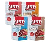 RINTI- Kennerfleisch 400g Hundefutter Mix / 4 Sorten Auswahl/getreidefreies...