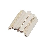 Rayher 6121631 Bastelhölzer, 150 mm x 20 mm, 36 Stück, natur, Holzspatel...