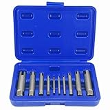 10-teiliges Muttern-R-Set mit Aufbewahrungskoffer, 9–19 mm...