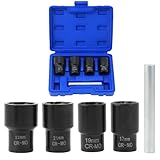 QWORK® 5 Stück Muttern Entferner Set, Radmuttern-Entferner, für...