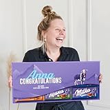 Riesen Milka Schokoladentafel personalisiert mit Namen & Botschaft -...