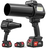 OGERY Akku-Laubbläser mit Beleuchtung Leaf Blower, 21V leistungsstarker...