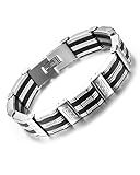 YADOCA Herren Armband Edelstahl Armbänder für Männer Jungen Link Armband...