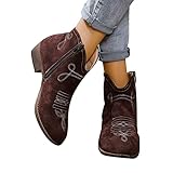 Generisch Cowboy Boots Damen, Cowboystiefel Damen Cowboyboots Sommerstiefel...