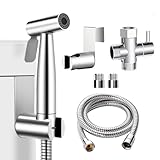 WEIDMAX Bidet-Handbrause, Hand Gehalten Bidet Sprayer Edelstahl Sprayer mit...