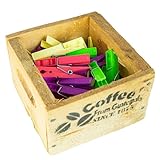 Kistenkolli Altes Land Holzkiste Geschenk-Box Coffee Schatzkiste Holzkiste...