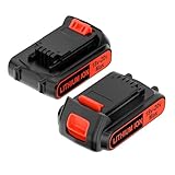 2 Stück 18V Ersatz Akku für Black und Decker BL2018 BL1518 BL2018-XJ...