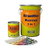 Brantho Korrux 3in1 Rostschutzfarbe - Primer, Rostschutz und Lack RAL 9005...