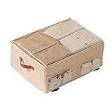 Aufbewahrungsbehälter auf Rädern | Faltbarer Rollcontainer für Auto,...