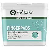 AniForte Denta Clean & Care Fingerpads für Hunde 50 Stück - Fingerlinge...