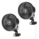 AC Infinity CLOUDRAY S6 2er-Pack, Gen 2 Grow Tent Clip-Lüfter, 6 Zoll...