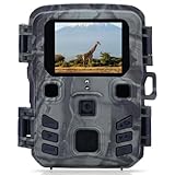 Casativo Kompakte Wildkamera, Full HD, PIR Bewegungssensor, Nachtsicht mit...