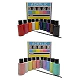 ACRYLFARBEN-SET. 20 Farben je 36ml. Hochpigmentierte und deckende Malfarben...