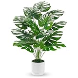 BTSD-home 71cm Kunstpflanze Kunstpflanzen Groß Fake Plant Monstera Pflanze...