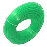 2mm Trimmerfaden, 100m Nylon Mähfaden Runde Trimmerschnur Rasentrimmer...