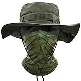 ehsbuy Sonnenhut Herren Military Safari Hut Sommerhut Breiter Krempe Camo...