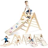 5 in 1 Pikler Dreieck Set Kinder Montessori Kletterdreieck Set mit...