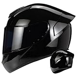 Motorradhelm Integralhelm Full Face Helm ECE/DOT Zertifiziert Four Seasons...