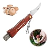YINZZTRY Holzgriff Pilzmesser, Schwammerlmesser für Pilzsammler,...