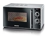 SEVERIN 2-in-1 Mikrowelle mit Grill 700 W, Grillofen mit 9...