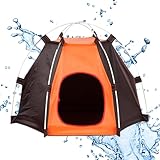 Haustierzelt für kleine Hunde, Hundezelt aus Polyester für den...