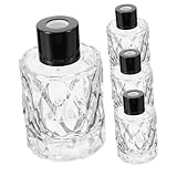 Gadpiparty 4 Stück Teiliges Glas diffusor Flaschen Diamantförmig Leere...
