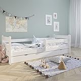Kids Collective Kinderbett Jugendbett 90x200 cm mit Rausfallschutz |...