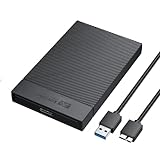 Festplattengehäuse 2,5 Zoll SANZANG USB 3.0 Festplatte Gehäuse mit USB...